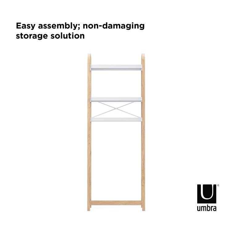 Umbra Bellwood 3-Tier Shelf - White/Natural