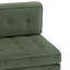 Fauteuil capitonné en velours côtelé-1283549082