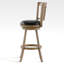 Tabouret pivotant de 30,12 po Immanuel-101098819