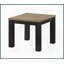 Ensemble de tables basses de salon 3 pièces brun noir - plateau en bois, assemblage facile et design intemporel