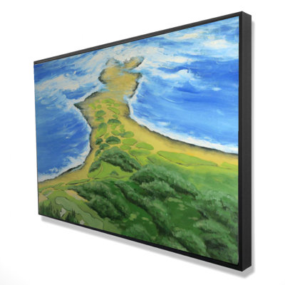 «Golf Course On The Coast», reproduction sur toile