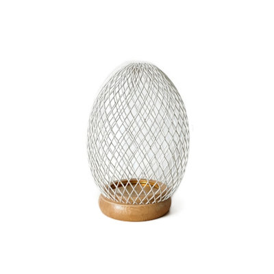 Élégants porte-bougies en fer propres Cage de bougie Aroma Lampe décorations ornements Abat-jour allongé Bougie Décoration de table