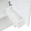 Meuble-lavabo blanc 30 po avec lavabo en céramique
