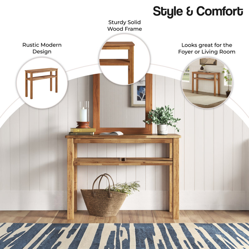 Newcastleton 43" Console Table, Amber