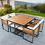 Ensemble repas en acacia avec coussins et repose-pieds Phillip-121453668-123899054