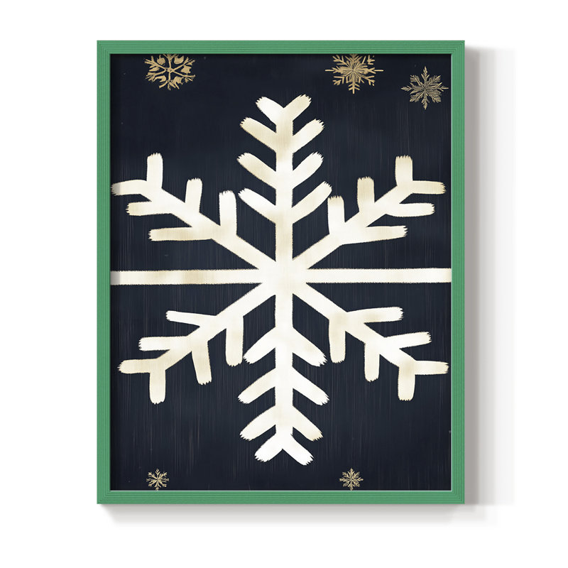 Reproduction encadrée - bois massif, H 30 po x l 24 po, Vert