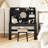 Modern Computer Desk With Hutch And Storage Shelves-556230562