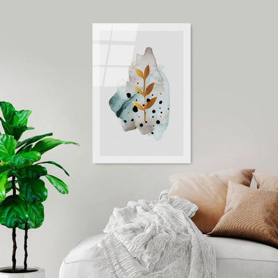 Boze 1 Piece Wall Art on Glass