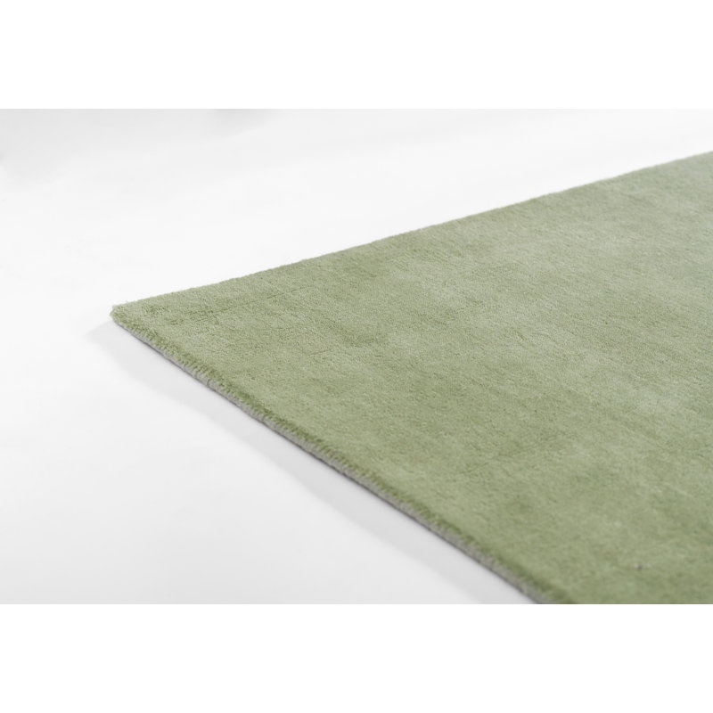 Momeni Hand Loomed Wool Ombre Area Rug in Green, Rectangle 6' x 9'