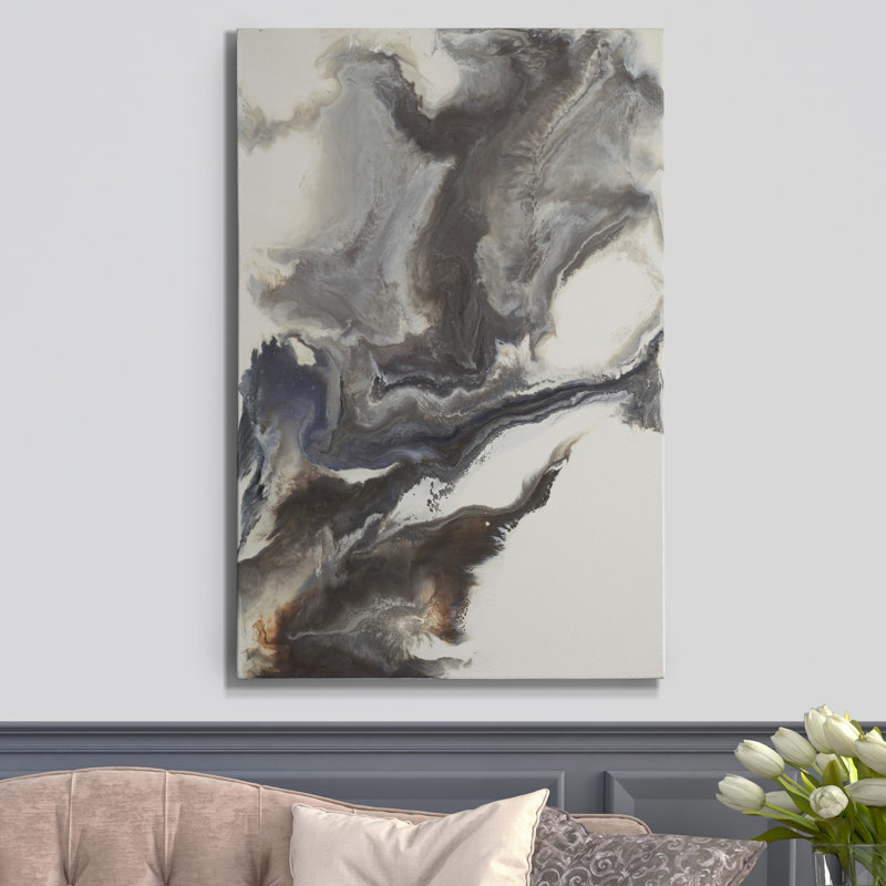 « hirondelle », peinture sur toile tendue, H 48 po x l 36 po x P 1 po