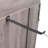 Retro Style MDF With Triamine Iron Frame Sliding Door Three-Layer Rack Bathroom Cabinet