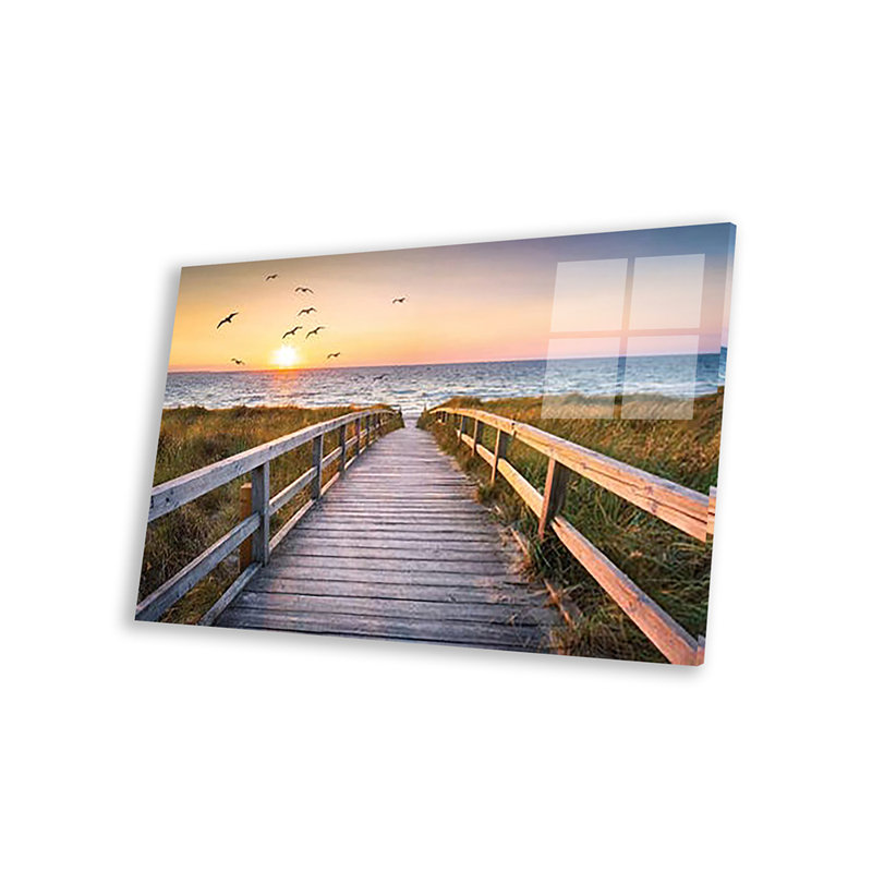 «Sunset at the Dune Beach» par Jan Becke - impression sans cadre, H 24 po x l 32 po x P 0,25 po