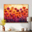 «Jabarius Orange Dancing parmi les fleurs sauvages IV», art mural sur toile-823328568-823328572-1068854989