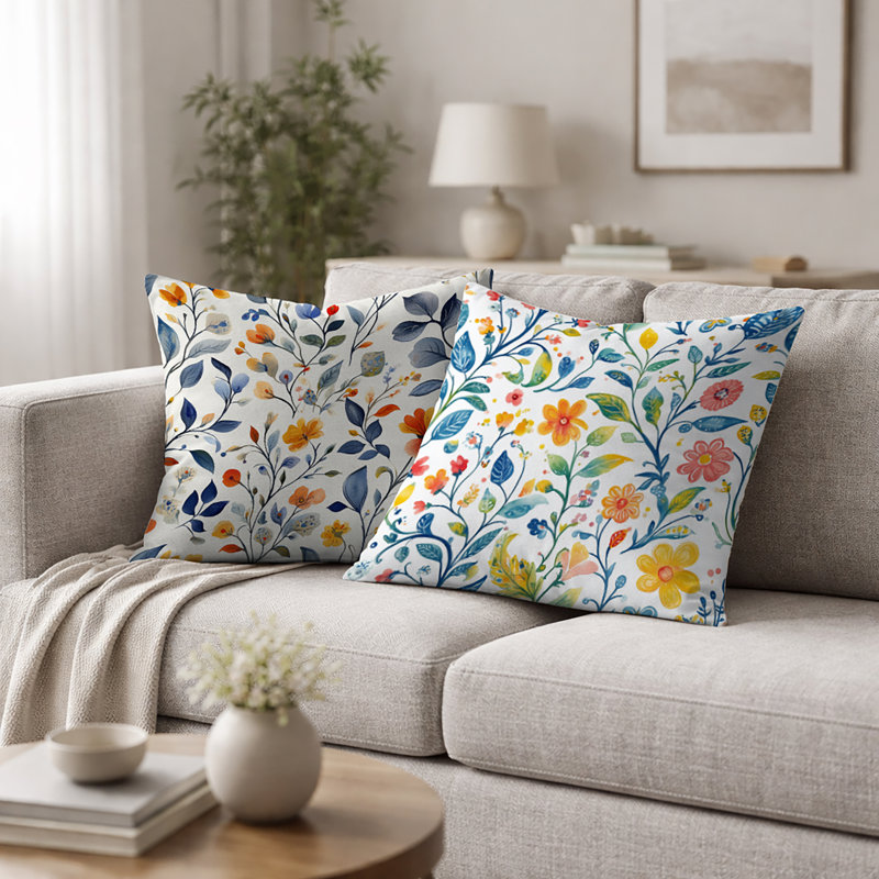 Coussin Paisley, H 20 po x l 20 po