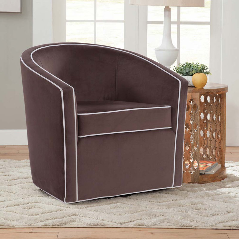 Chaise pivotante Kendall, Brun