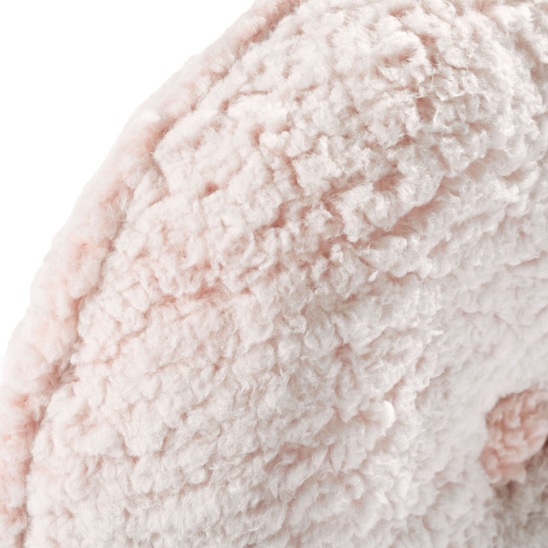 Round Pillow Cover & Insert, Blush