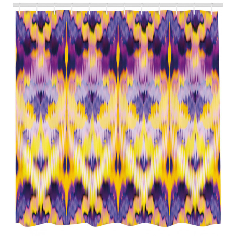 Shower Curtain with Hooks Included, 84" H x 69" W