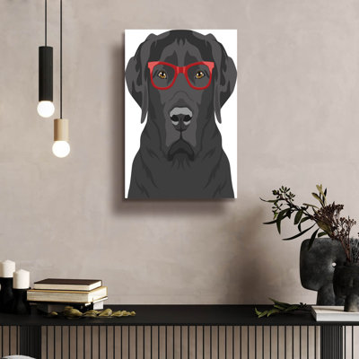 «Epic Art», Labrador Retriever portant des lunettes de hipster 2