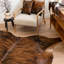 Tapis en cuir de vache Gwin Brindle-903581688
