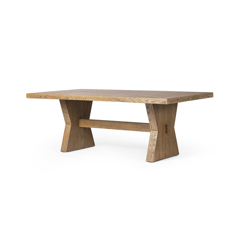 Tia Dining Table 84"-Drifted Oak Solid