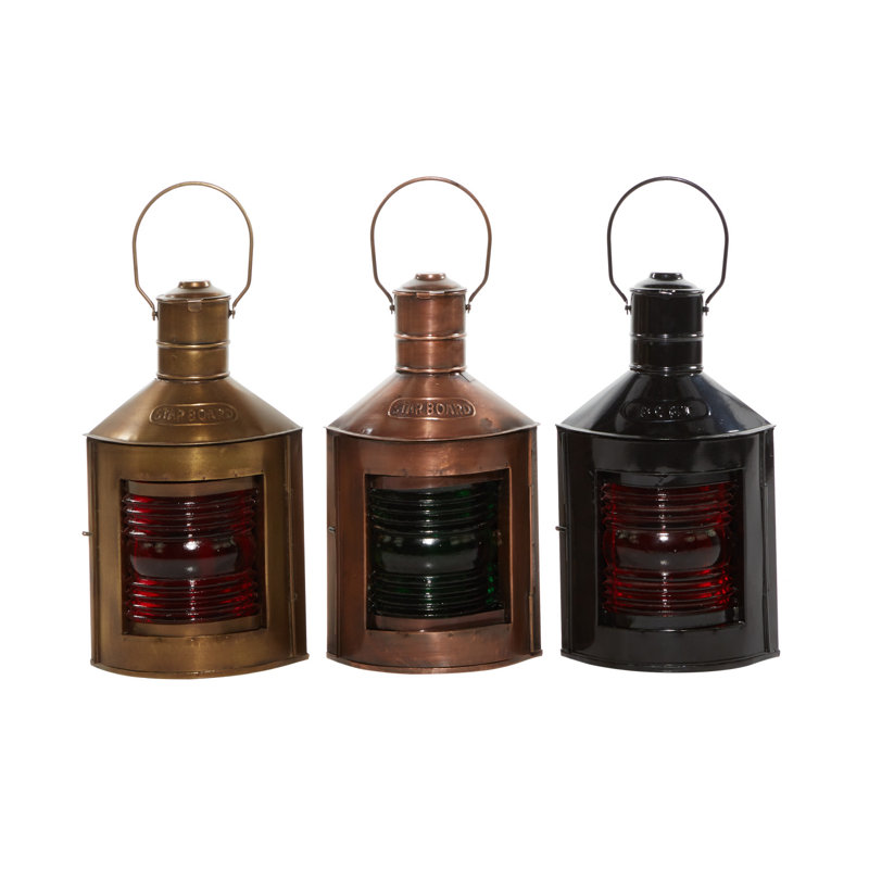 10.85'' H Glass Tabletop Lantern