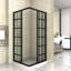 36" W x 36" D x 72" H Framed Square Shower Enclosure