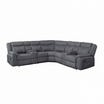 Carmetta 3 - Piece Upholstered Sectional by Hokku Designs