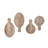 Mini Wood Serving Boards with Handles