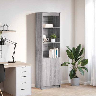 Highboard 50X35x180 Cm Engineered Wood