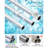 Corner Shower Caddy Tension Pole - Silver - Stainless Steel, Adjustable Corner Shower Organizer Shelf, Rustproof