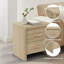 48cm W Manufactured Wood Bedside Table
