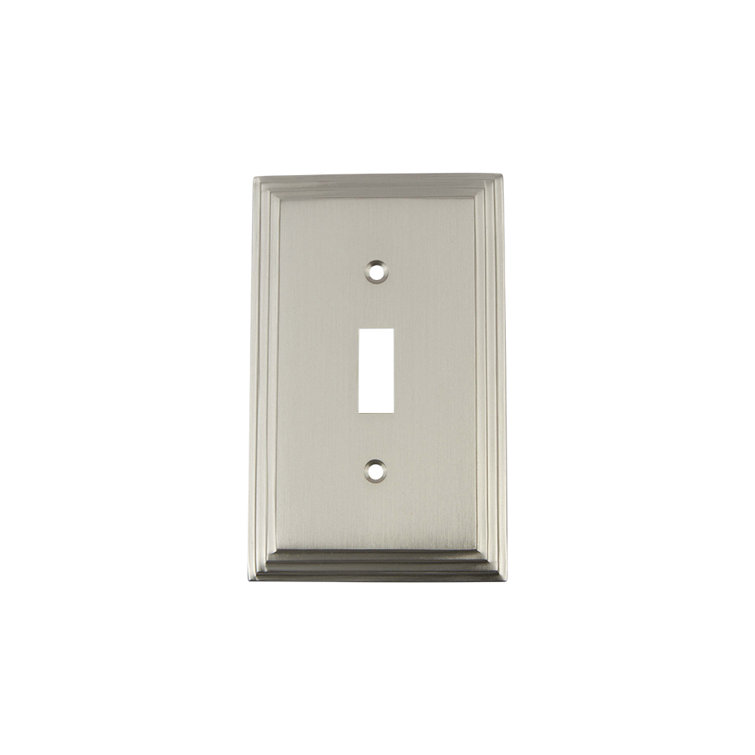 Deco 1-Gang Toggle Light Switch Wall Plate