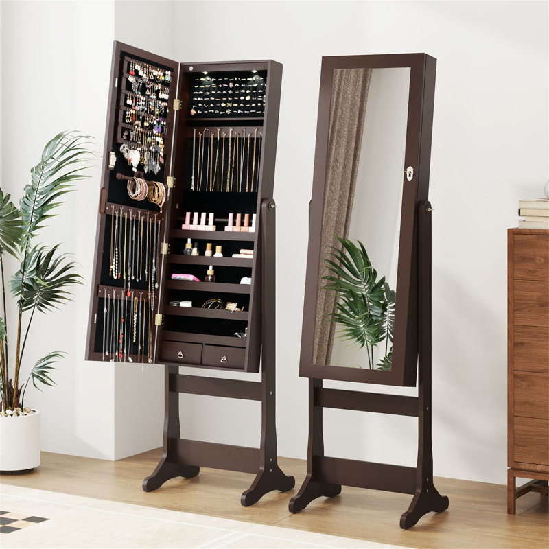 Freestanding Jewelry Armoire