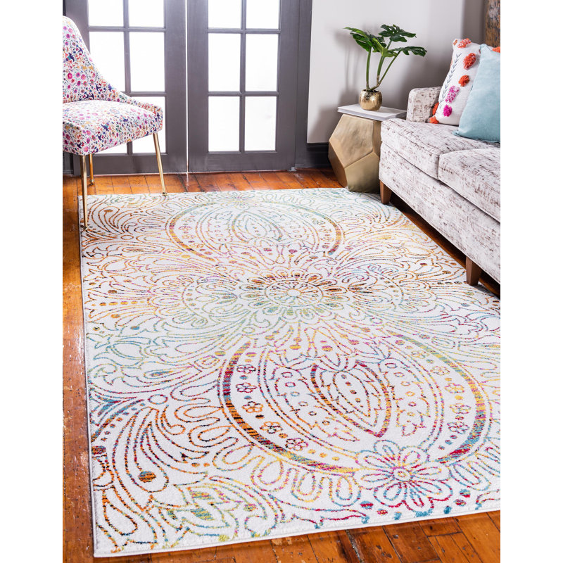 Columbus Geometric Indoor Rug, Rectangle 6'1" x 9'