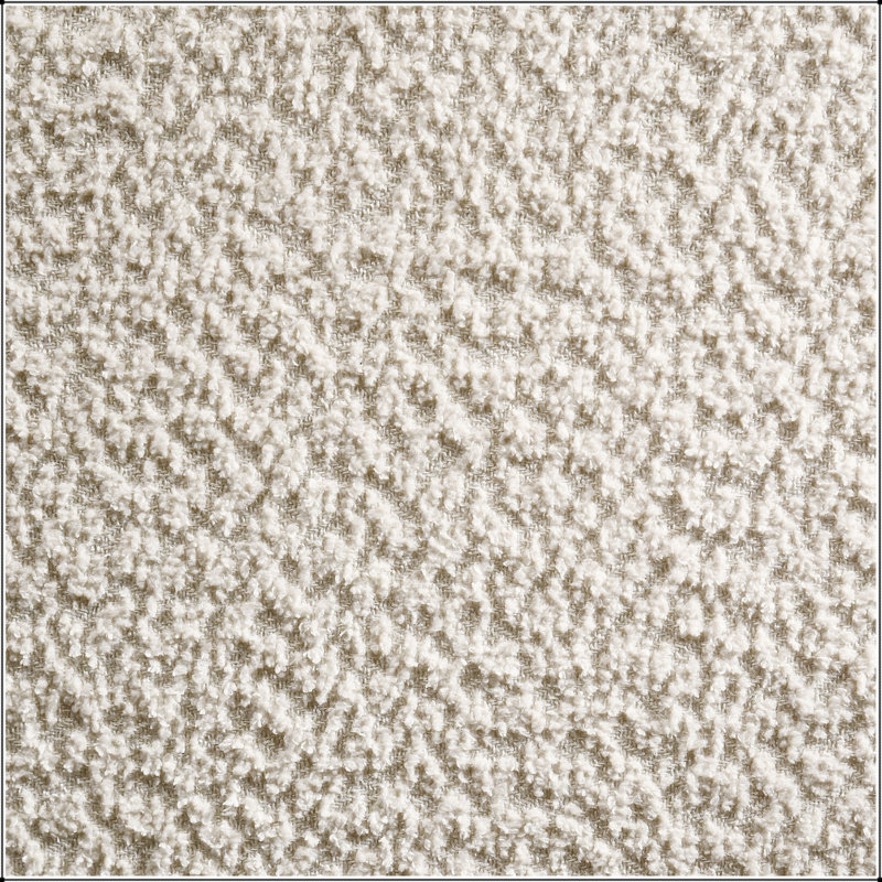 Banc d'appoint capitonné Boucle, White