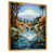 Gold Floater Framed