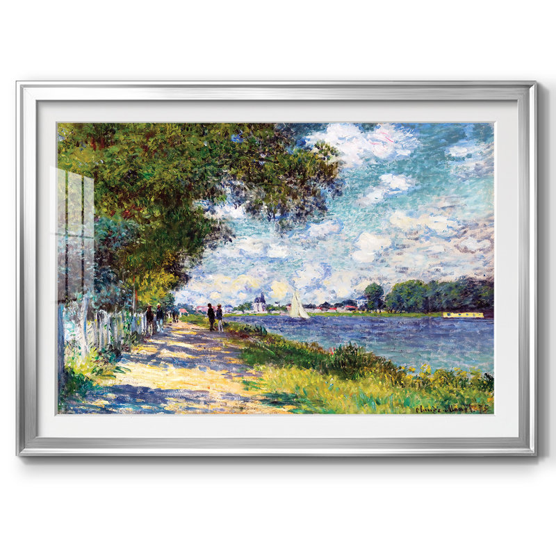 La seine à Argenteuil, 1875, Argent, H 27 po x l 39 po x P 1,5 po