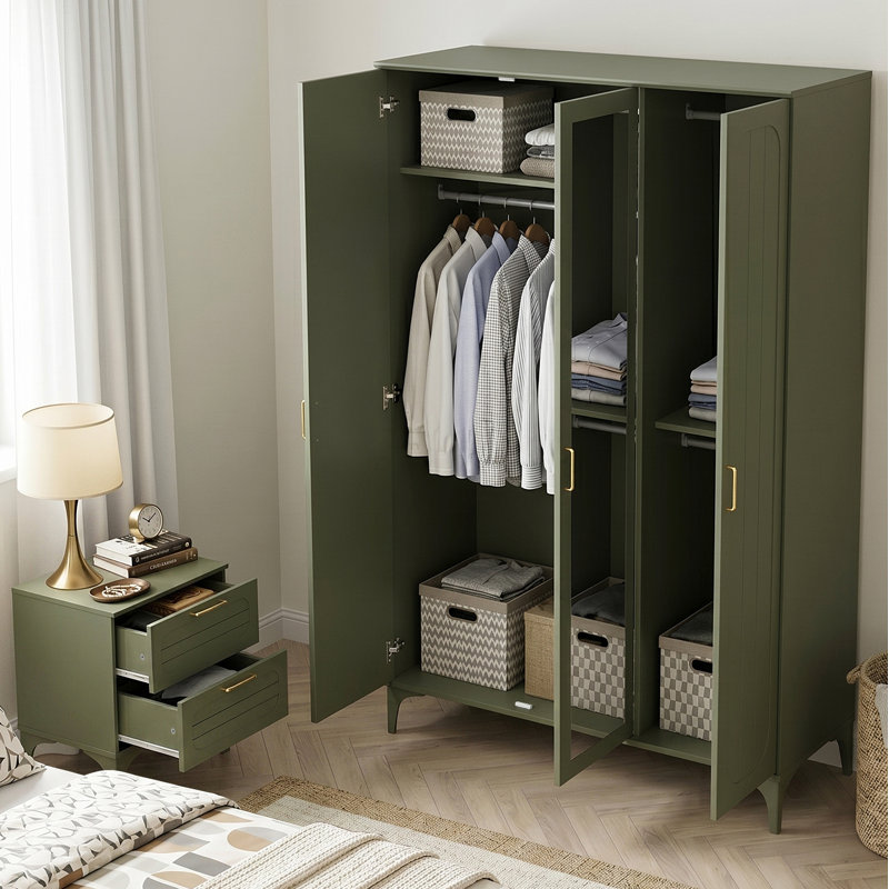 Curtis Piece Bedroom Set, Kale Green
