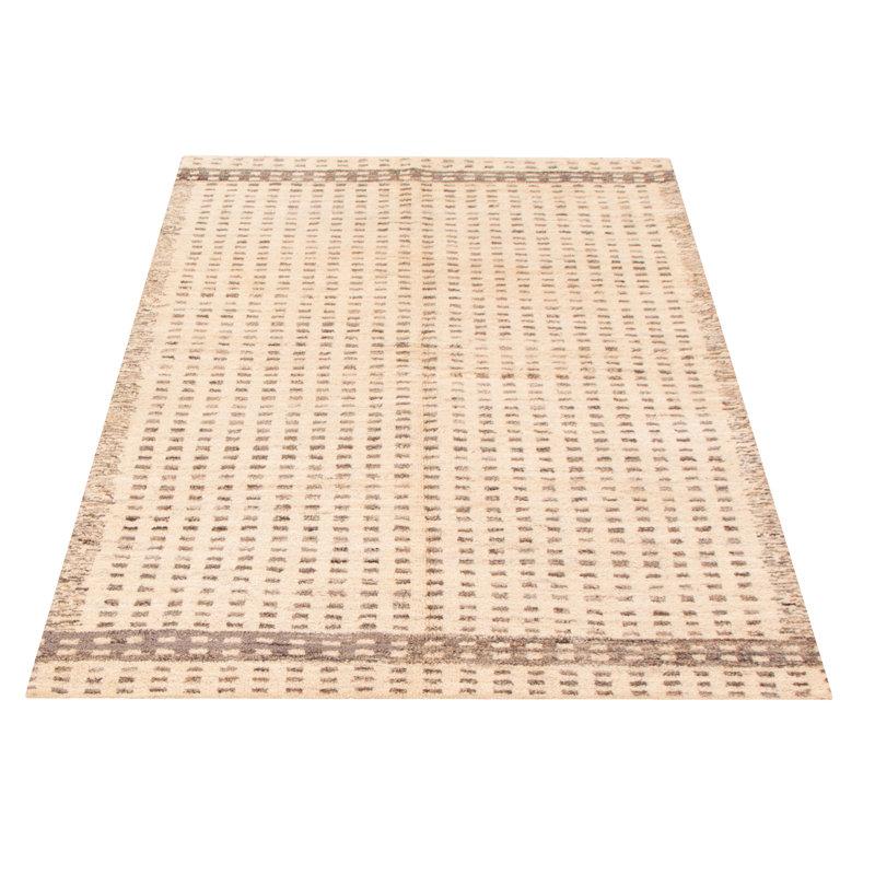 Tapis unique en laine noué à la main 5 pi 4 po x 7 pi 11 po nouvel âge Qichen