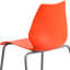 Chaises de vestibule empilables en plastique Oliverson-31020530