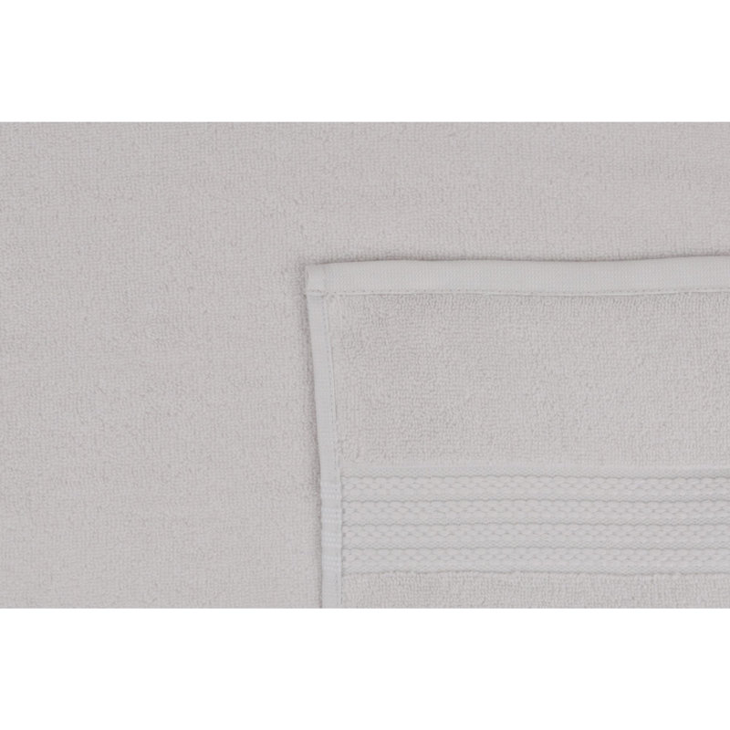 Ensemble de serviettes 100% coton 2 pièces Humera, Gris clair