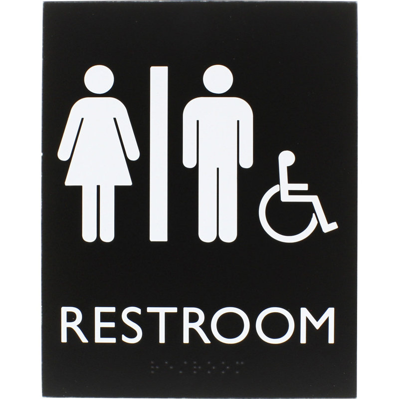 Enseigne de toilettes