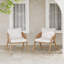 Chaise de patio avec coussins (ensemble de 2)-764648261
