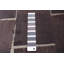 Tapis gris foncé / brun en laine noué à la main 3 pi 9 po x 5 pi 9 po Patchwork