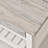 Ahrian Whtie Grey Solid Wood Living Room Collection