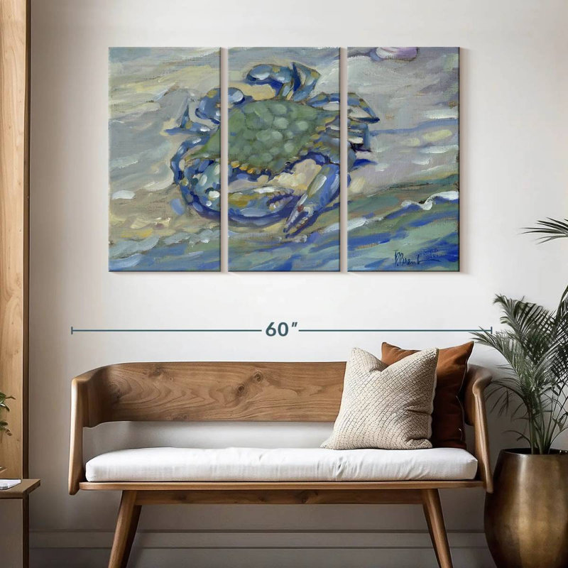Brampt East Point Crab, 32" H x 50" W