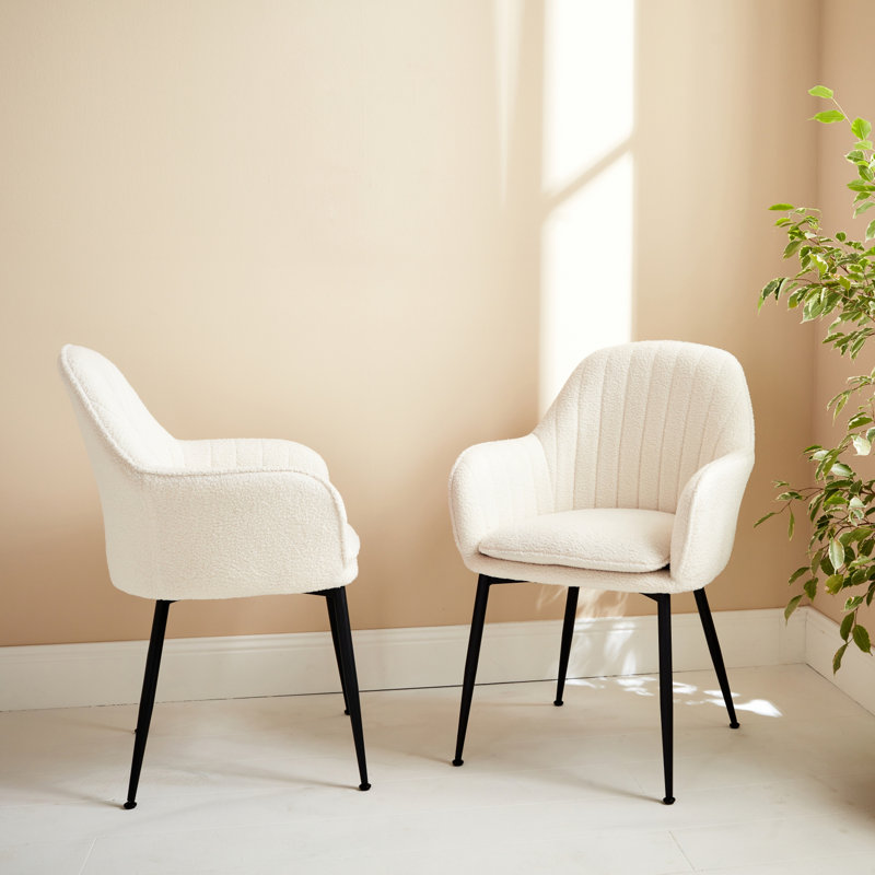 Niebrara 55 Wide Tufted Boucle Duo Accent Armchair