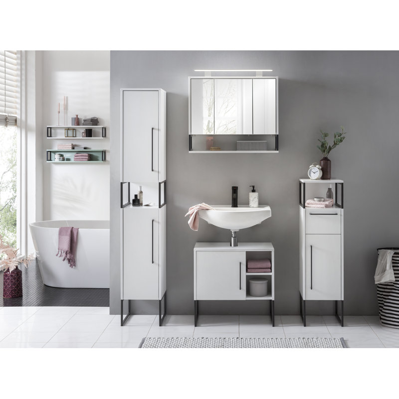 Limone Linen Cabinet, White