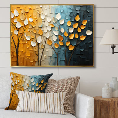 Marizol " Forest Yellow Wood Collage IV "