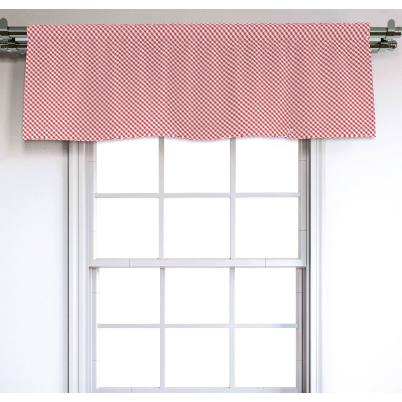 Sateen Ruffled Window Valance